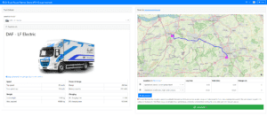 Example of a cross-domain app: A route planner